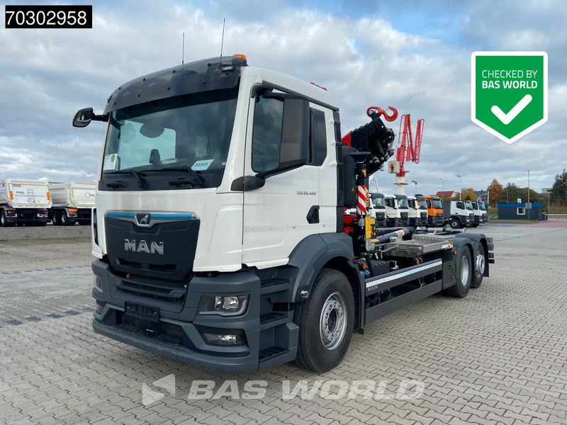 MAN TGS 26.440 6X2 NEW! Fassi 235A.0.25 Kran Crane Hyva 20-57-S Euro 6 - Haakarmsysteem vrachtwagen, Kraanwagen: afbeelding 1 MAN TGS 26.440 6X2 NEW! Fassi 235A.0.25 Kran Crane Hyva 20-57-S Euro 6 - Haakarmsysteem vrachtwagen, Kraanwagen: afbeelding 1