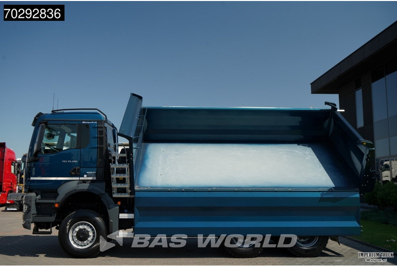 Nieuw Kipper vrachtwagen MAN TGS 33.480 TGS 6X6 11m3 KH-3-Way Kipper 6x6 Steel Suspension Automatic Big-Axle Euro 6: afbeelding 17