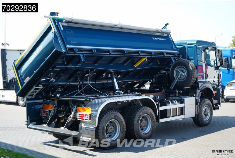 Nieuw Kipper vrachtwagen MAN TGS 33.480 TGS 6X6 11m3 KH-3-Way Kipper 6x6 Steel Suspension Automatic Big-Axle Euro 6: afbeelding 16