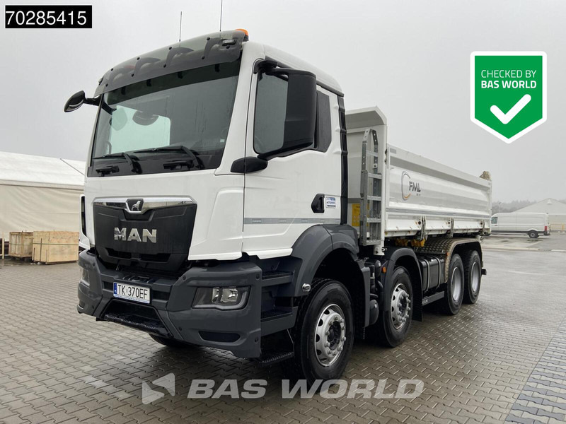 MAN TGS 35.440 TGS 8X4 14m3 3-Way tipper Hardox Big-Axle Steel-suspension Euro 6 - Kipper vrachtwagen: afbeelding 1 MAN TGS 35.440 TGS 8X4 14m3 3-Way tipper Hardox Big-Axle Steel-suspension Euro 6 - Kipper vrachtwagen: afbeelding 1