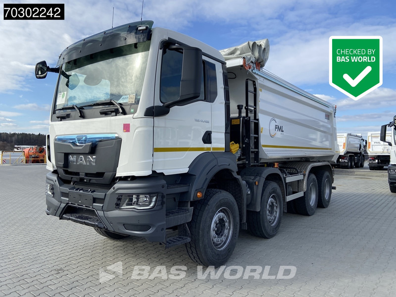 MAN TGS 41.400 8X4 20m3 KH Kipper Tarpaulin Automatic Big-Axle EURO 2 - Kipper vrachtwagen: afbeelding 1 MAN TGS 41.400 8X4 20m3 KH Kipper Tarpaulin Automatic Big-Axle EURO 2 - Kipper vrachtwagen: afbeelding 1