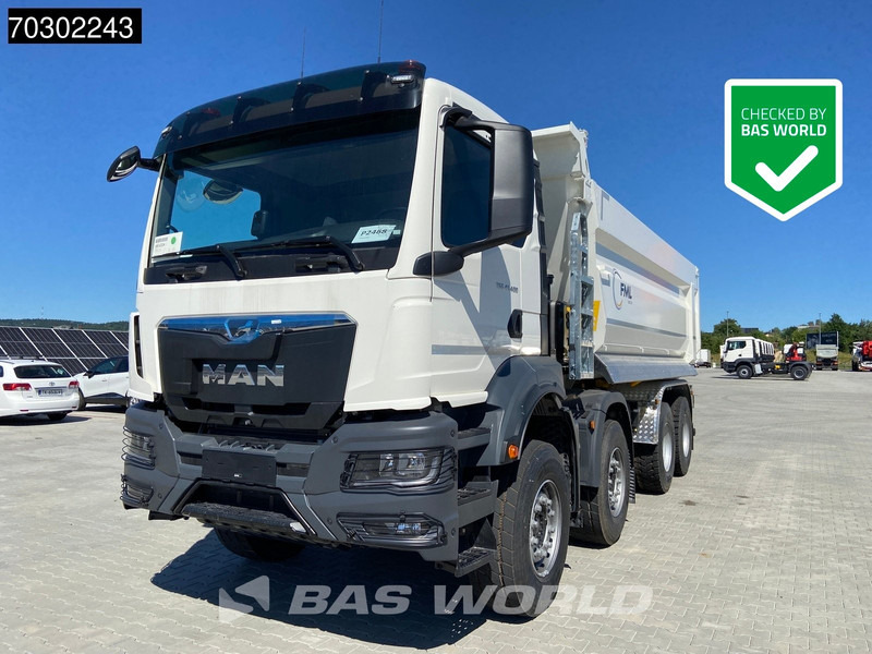 MAN TGS 41.400 8X4 NEW! 20m3 KH Kipper Manual Steel suspension Big-Axle EURO 2 - Kipper vrachtwagen: afbeelding 1 MAN TGS 41.400 8X4 NEW! 20m3 KH Kipper Manual Steel suspension Big-Axle EURO 2 - Kipper vrachtwagen: afbeelding 1