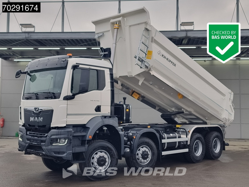 MAN TGS 41.480 8X8 8x8 20m3 KH Kipper tarpaulin Manual Big-axle Steel suspension Euro 6 - Kipper vrachtwagen: afbeelding 1 MAN TGS 41.480 8X8 8x8 20m3 KH Kipper tarpaulin Manual Big-axle Steel suspension Euro 6 - Kipper vrachtwagen: afbeelding 1