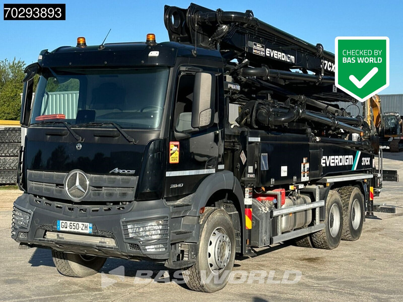 Mercedes-Benz Arocs 2840 Arocs 6X4 Unused! Everdigm 37CX-5 concrete pump Steel Suspension Automatic Euro 6 - Betonpomp: afbeelding 1 Mercedes-Benz Arocs 2840 Arocs 6X4 Unused! Everdigm 37CX-5 concrete pump Steel Suspension Automatic Euro 6 - Betonpomp: afbeelding 1