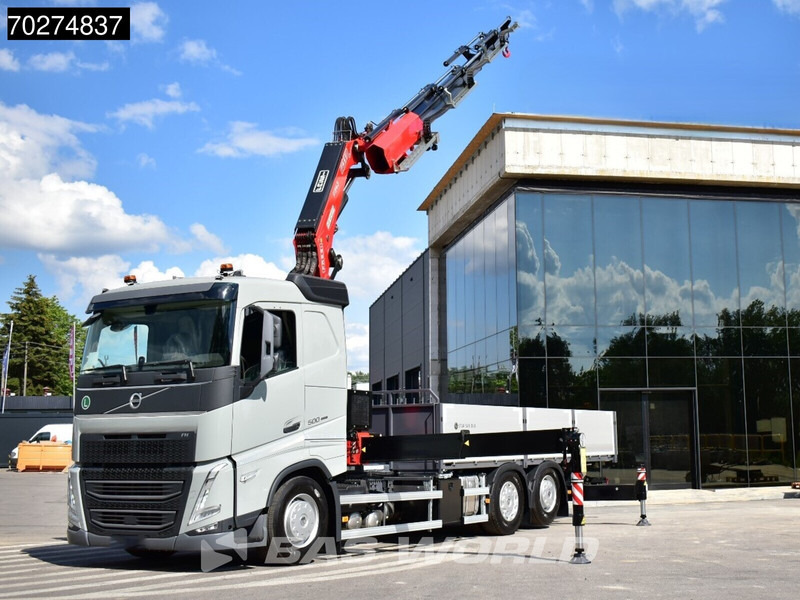 Volvo FH 500 6X2 NEW! Fassi F545RA Kran Crane VEB+ Lift-Lenkachse - Vrachtwagen met open laadbak, Kraanwagen: afbeelding 5 Volvo FH 500 6X2 NEW! Fassi F545RA Kran Crane VEB+ Lift-Lenkachse - Vrachtwagen met open laadbak, Kraanwagen: afbeelding 5