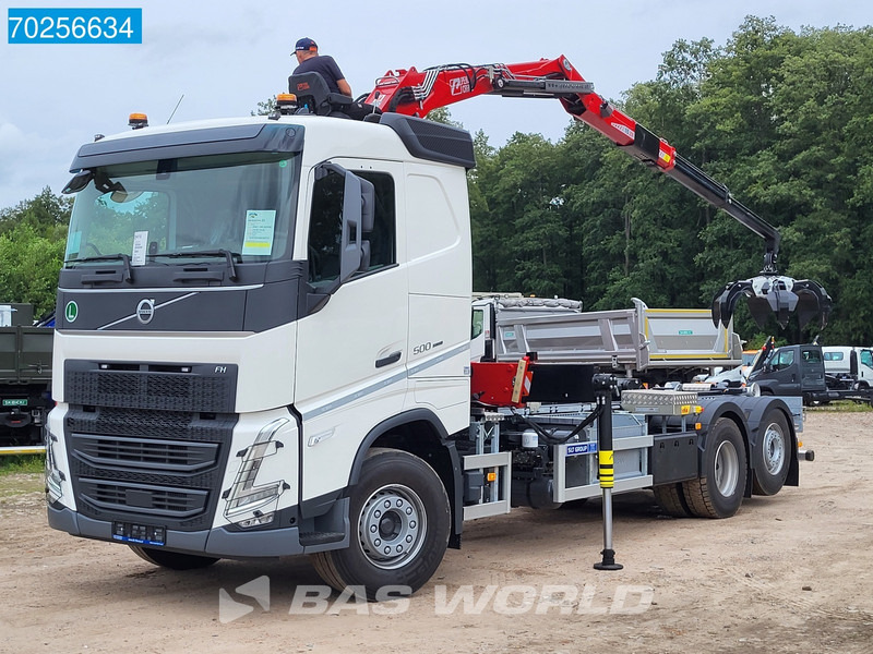 Nieuw Haakarmsysteem vrachtwagen, Kraanwagen Volvo FH 500 6X2 PENZ 15Z9.50E Crane Hyva 20T HOOK Euro 6: afbeelding 6