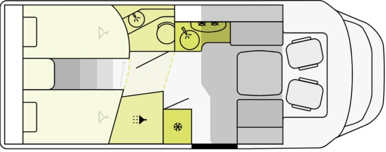 Etrusco T 7400 SBC - Half integraal camper: afbeelding 1 Etrusco T 7400 SBC - Half integraal camper: afbeelding 1