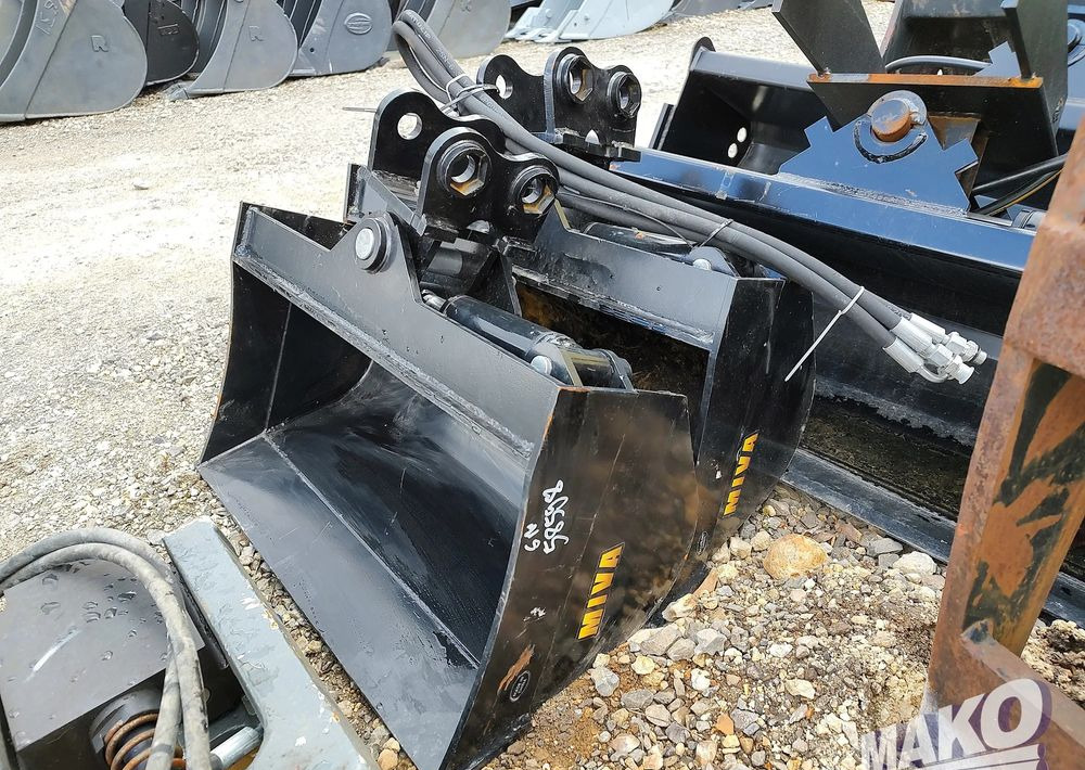 Łyżki skarpowe hydrauliczne Miva 62cm do minikoparki fi 25 - Aanbouwdeel voor Bouwmachine: afbeelding 1 Łyżki skarpowe hydrauliczne Miva 62cm do minikoparki fi 25 - Aanbouwdeel voor Bouwmachine: afbeelding 1