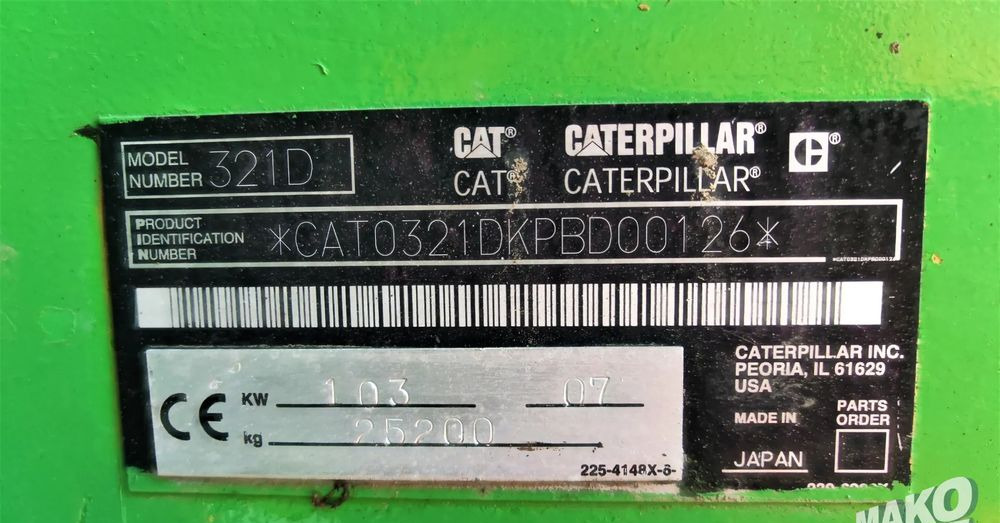 Caterpillar 321D - Rupsgraafmachine: afbeelding 4 Caterpillar 321D - Rupsgraafmachine: afbeelding 4