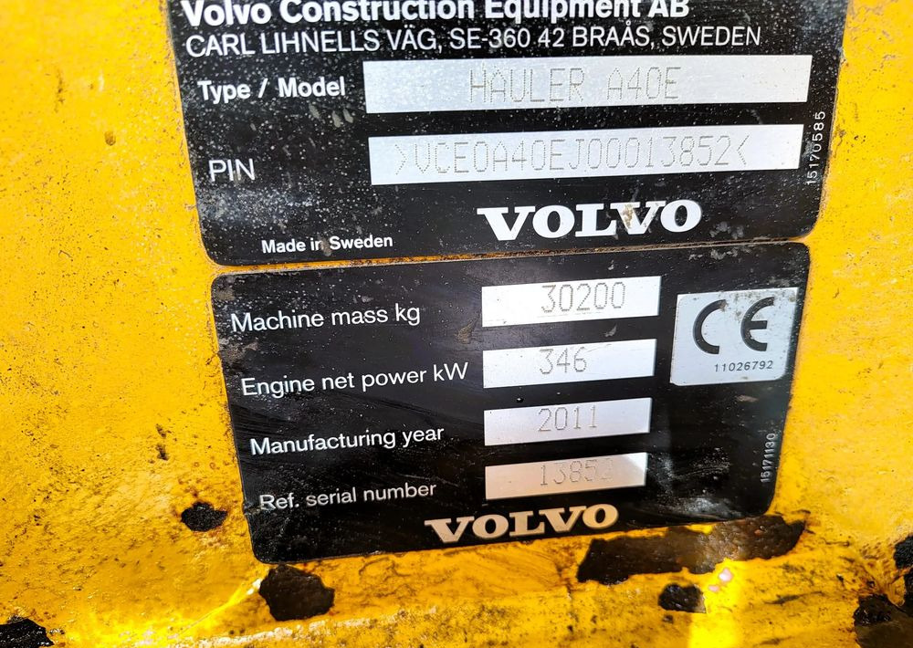 Volvo A40E - Kiepwagen: afbeelding 5 Volvo A40E - Kiepwagen: afbeelding 5