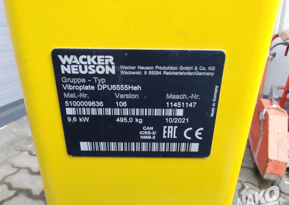 Wacker Neuson DPU6555Heh - Wals: afbeelding 5 Wacker Neuson DPU6555Heh - Wals: afbeelding 5