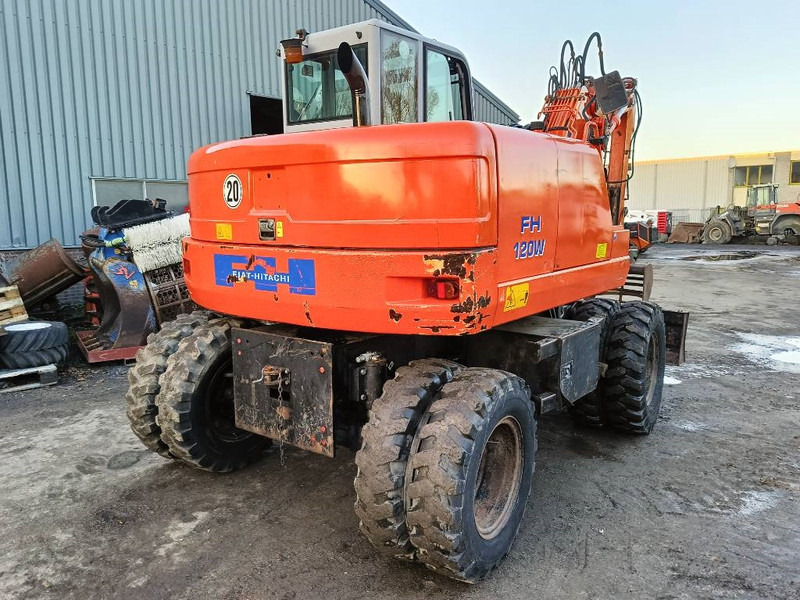 FIAT-HITACHI FH120W bandenkraan Wheel Excavator graafmachine - Mobiele graafmachine: afbeelding 5 FIAT-HITACHI FH120W bandenkraan Wheel Excavator graafmachine - Mobiele graafmachine: afbeelding 5