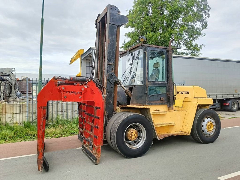 Hyster H 12.00 XL 12 ton heftruck met stenenklem forklift - Diesel heftruck: afbeelding 1 Hyster H 12.00 XL 12 ton heftruck met stenenklem forklift - Diesel heftruck: afbeelding 1