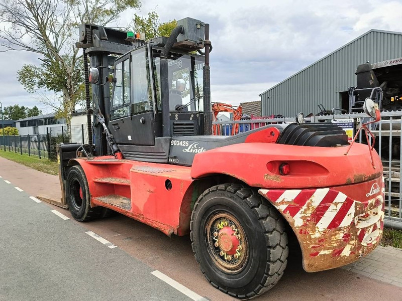 Linde H160 diesel 16T heftruck forklift stapler low mast - Diesel heftruck: afbeelding 3 Linde H160 diesel 16T heftruck forklift stapler low mast - Diesel heftruck: afbeelding 3