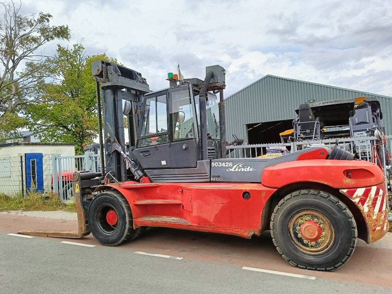 Linde H160 diesel 16T heftruck forklift stapler low mast - Diesel heftruck: afbeelding 1 Linde H160 diesel 16T heftruck forklift stapler low mast - Diesel heftruck: afbeelding 1