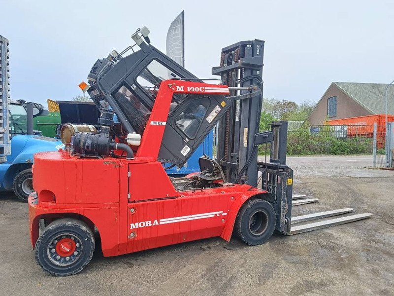 LPG heftruck MORA M 100 C 10 ton heftrucl forklift stapler lpg gas: afbeelding 14
