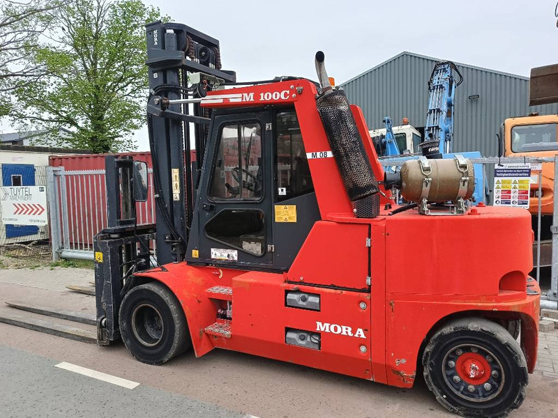MORA M 100 C 10 ton heftrucl forklift stapler lpg gas - LPG heftruck: afbeelding 1 MORA M 100 C 10 ton heftrucl forklift stapler lpg gas - LPG heftruck: afbeelding 1