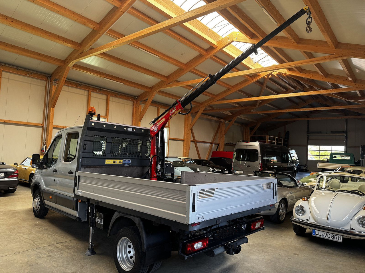 Ford Transit FT 350 DokaTdCI 1.2t Fassi Kran - Bestelwagen open laadbak, Bestelwagen met dubbele cabine: afbeelding 2 Ford Transit FT 350 DokaTdCI 1.2t Fassi Kran - Bestelwagen open laadbak, Bestelwagen met dubbele cabine: afbeelding 2