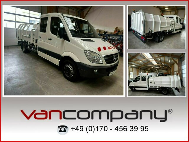 MERCEDES-BENZ Sprinter 516 CDI Müllwagen Papierkorbsammelfzg.... - Vuilniswagen: afbeelding 1 MERCEDES-BENZ Sprinter 516 CDI Müllwagen Papierkorbsammelfzg.... - Vuilniswagen: afbeelding 1
