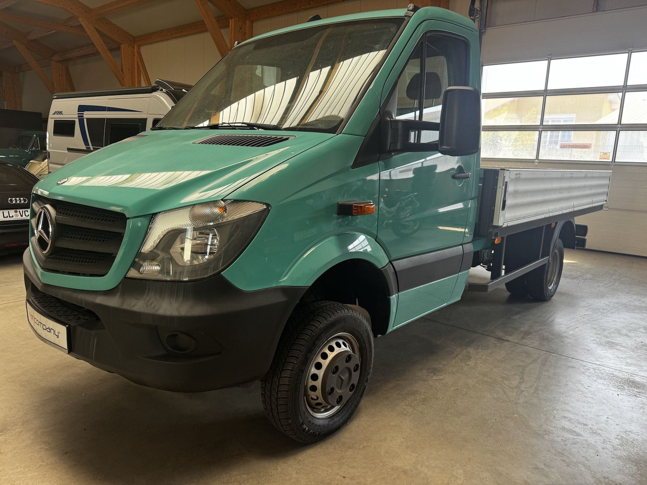 Mercedes-Benz Sprinter 513 CDI 4x4 Allrad Pritsche 3.5t - Bestelwagen open laadbak: afbeelding 1 Mercedes-Benz Sprinter 513 CDI 4x4 Allrad Pritsche 3.5t - Bestelwagen open laadbak: afbeelding 1