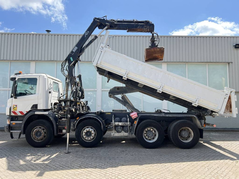 Scania P 400 8X4 KIPPER 2010 + HIAB Crane EURO 5 - Kipper vrachtwagen, Kraanwagen: afbeelding 2 Scania P 400 8X4 KIPPER 2010 + HIAB Crane EURO 5 - Kipper vrachtwagen, Kraanwagen: afbeelding 2