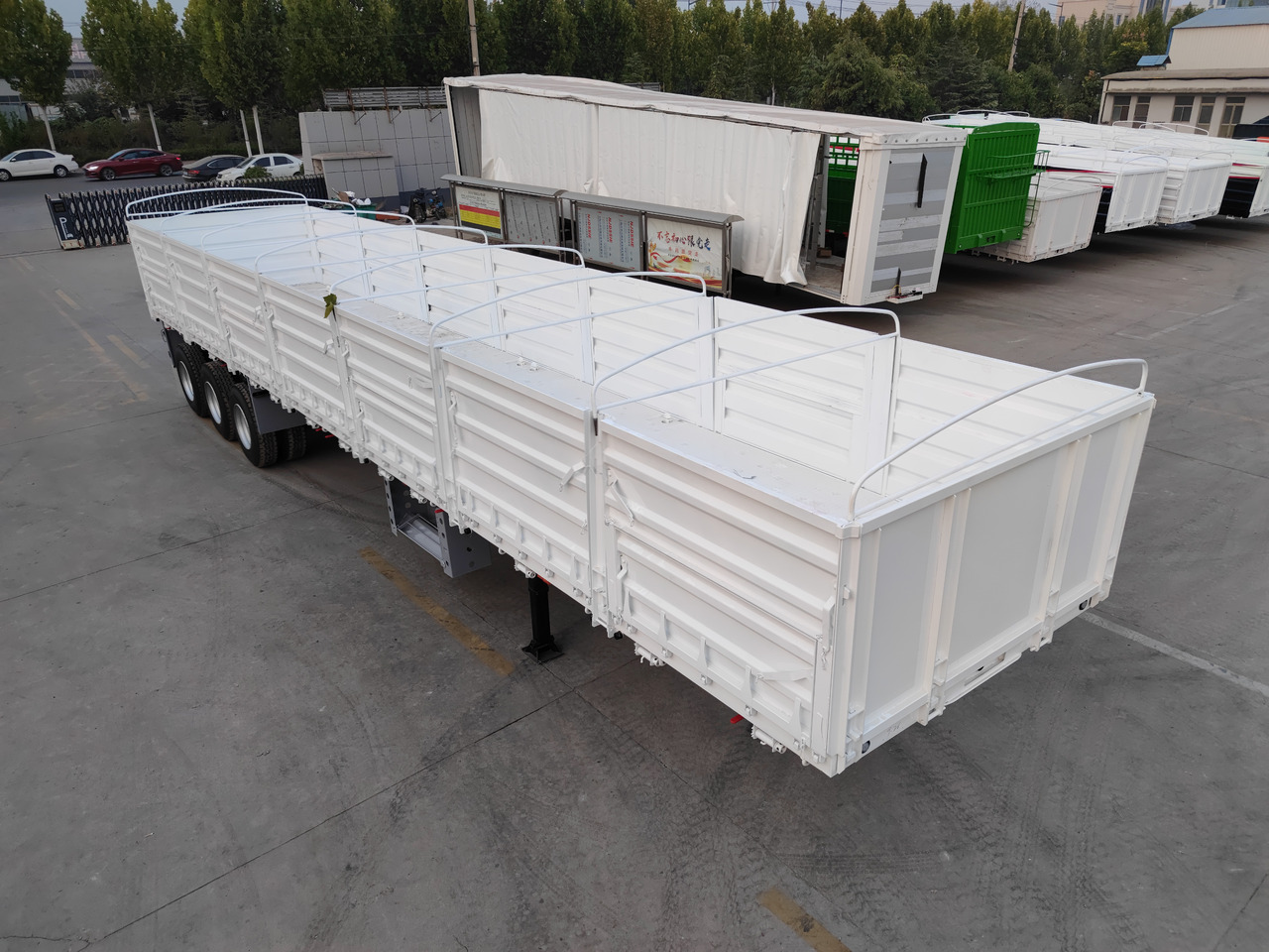 SUNSKY 13M dropside semi trailer - Open bak met boorden oplegger: afbeelding 1 SUNSKY 13M dropside semi trailer - Open bak met boorden oplegger: afbeelding 1