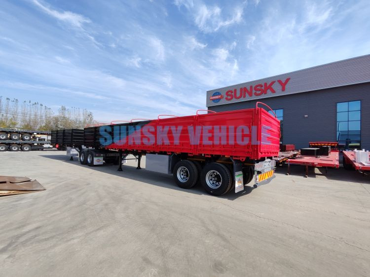 SUNSKY Interlink Semi Trailer - Open bak met boorden oplegger: afbeelding 4 SUNSKY Interlink Semi Trailer - Open bak met boorden oplegger: afbeelding 4