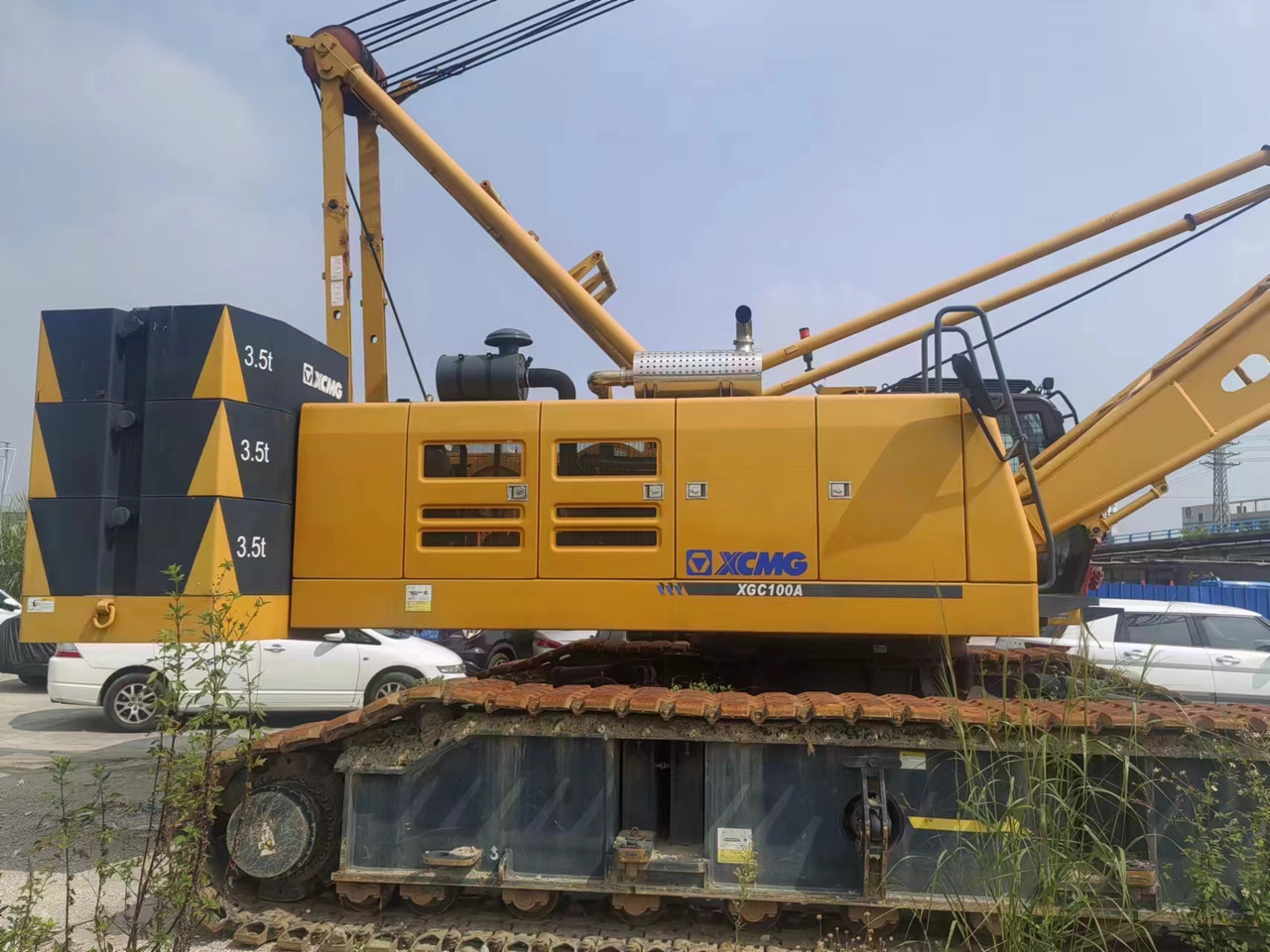 XCMG Official Used 100 Ton Mobile Crane XGC100A Hydraulic Lattice Boom Crawler Crane For Sale - Rupskraan: afbeelding 2 XCMG Official Used 100 Ton Mobile Crane XGC100A Hydraulic Lattice Boom Crawler Crane For Sale - Rupskraan: afbeelding 2