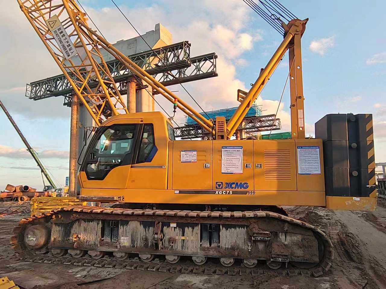 XCMG Official Used Mini Mobile Crane XGC75 75 Ton Crawler Crane With Cheap Price - Rupskraan: afbeelding 2 XCMG Official Used Mini Mobile Crane XGC75 75 Ton Crawler Crane With Cheap Price - Rupskraan: afbeelding 2