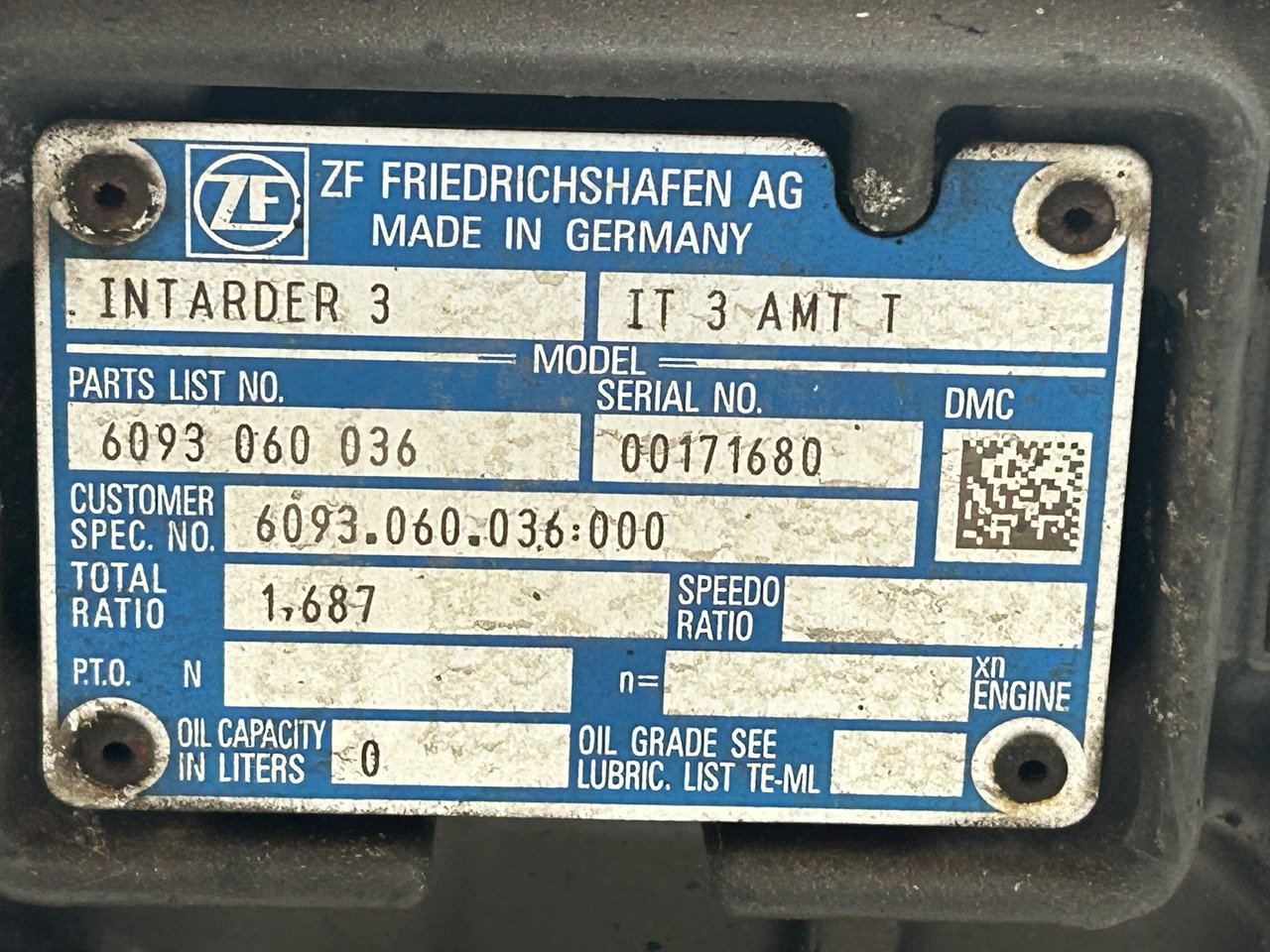 12AS2131 TD WITH INTARDER DAF XF 106 - Versnellingsbak voor Vrachtwagen: afbeelding 4 12AS2131 TD WITH INTARDER DAF XF 106 - Versnellingsbak voor Vrachtwagen: afbeelding 4