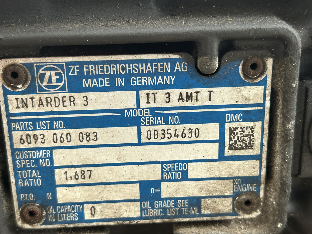 DAF XF 106 12AS2131 TD 2011072 DAF XF 106 truck - Versnellingsbak voor Vrachtwagen: afbeelding 5 DAF XF 106 12AS2131 TD 2011072 DAF XF 106 truck - Versnellingsbak voor Vrachtwagen: afbeelding 5