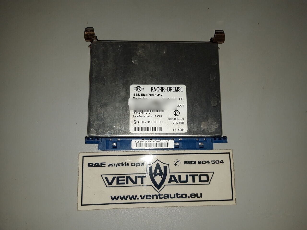 Knorr-Bremse ACTROS MP4 EURO 6 Mercedes-Benz ACTROS MP4 truck - ECU voor Vrachtwagen: afbeelding 1 Knorr-Bremse ACTROS MP4 EURO 6 Mercedes-Benz ACTROS MP4 truck - ECU voor Vrachtwagen: afbeelding 1