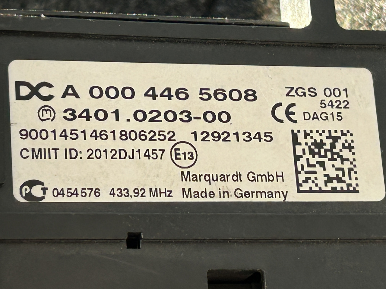 MERCEDES-BENZ ACTROS MP4 START/STOP IGNITION SWITCH - Instrumentenpaneel voor Vrachtwagen: afbeelding 5 MERCEDES-BENZ ACTROS MP4 START/STOP IGNITION SWITCH - Instrumentenpaneel voor Vrachtwagen: afbeelding 5