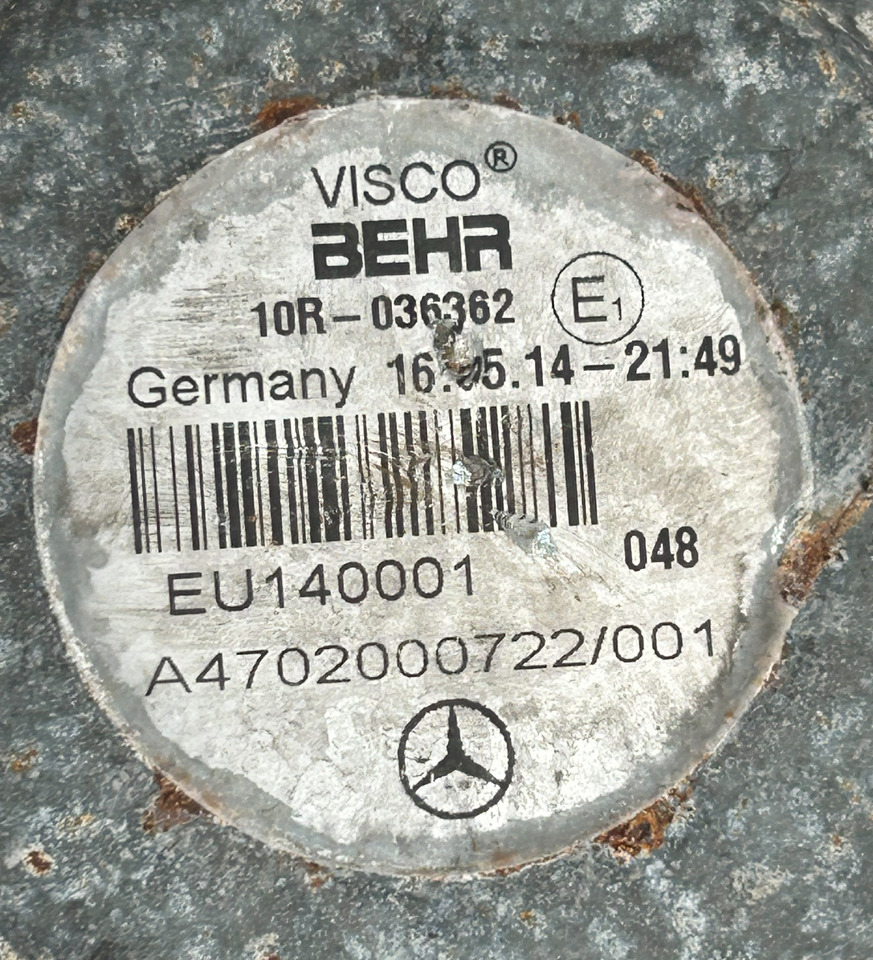 MERCEDES-BENZ VISCOT CLUTCH + FAN ACTROS MP4 - Ventilator: afbeelding 4 MERCEDES-BENZ VISCOT CLUTCH + FAN ACTROS MP4 - Ventilator: afbeelding 4