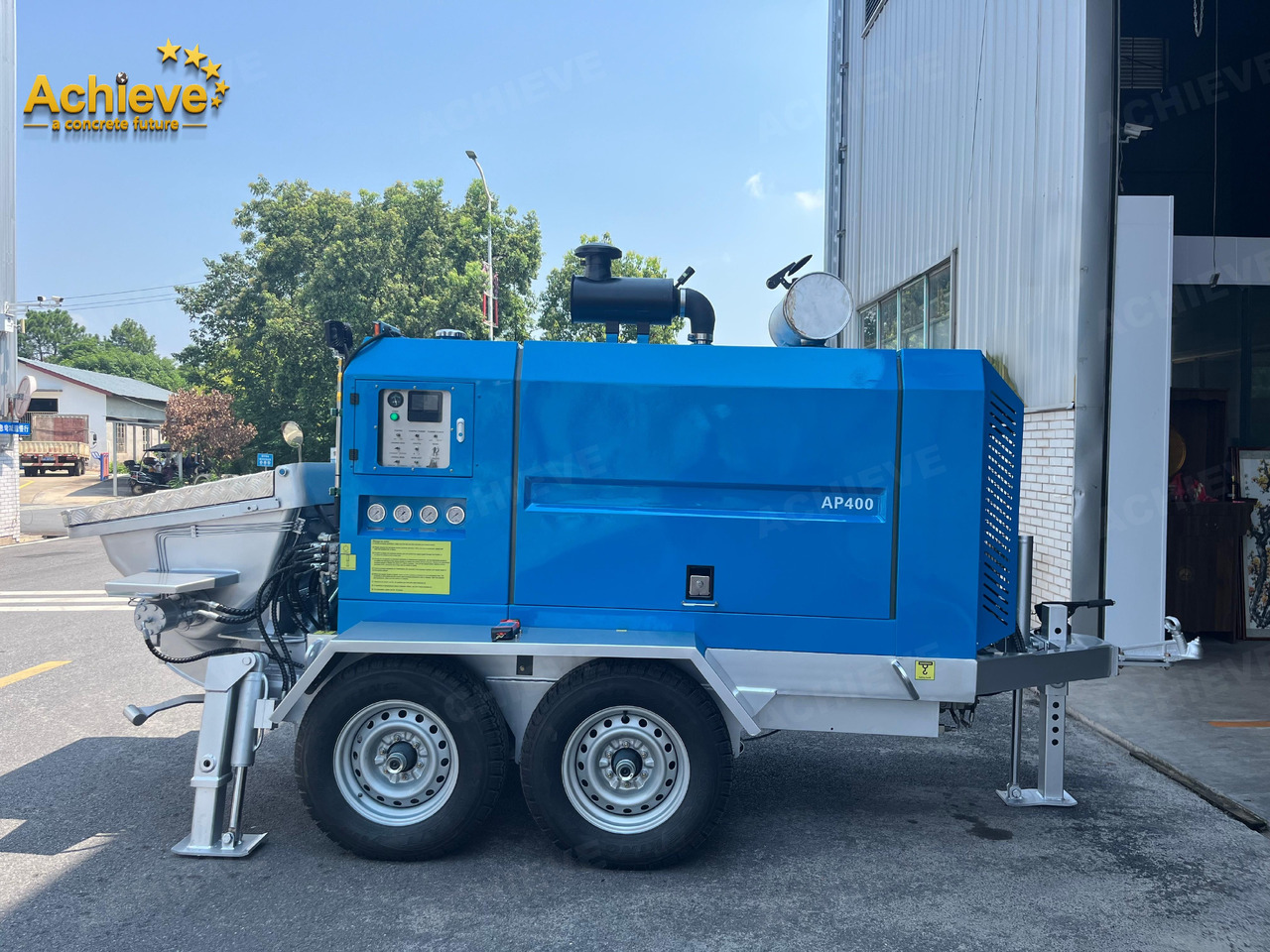 ACHIEVE ACHIEVE AP400 Concrete Trailer Pump For Australia/US EPA /CE Version 【ACHIEVE】100% BRAND NEW !!! - Kleine betonpomp: afbeelding 2 ACHIEVE ACHIEVE AP400 Concrete Trailer Pump For Australia/US EPA /CE Version 【ACHIEVE】100% BRAND NEW !!! - Kleine betonpomp: afbeelding 2