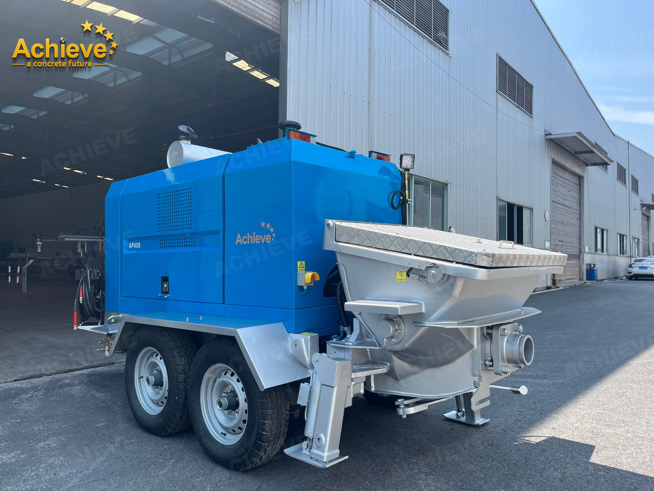 ACHIEVE ACHIEVE AP400 Concrete Trailer Pump For Australia/US EPA /CE Version 【ACHIEVE】100% BRAND NEW !!! - Kleine betonpomp: afbeelding 5 ACHIEVE ACHIEVE AP400 Concrete Trailer Pump For Australia/US EPA /CE Version 【ACHIEVE】100% BRAND NEW !!! - Kleine betonpomp: afbeelding 5
