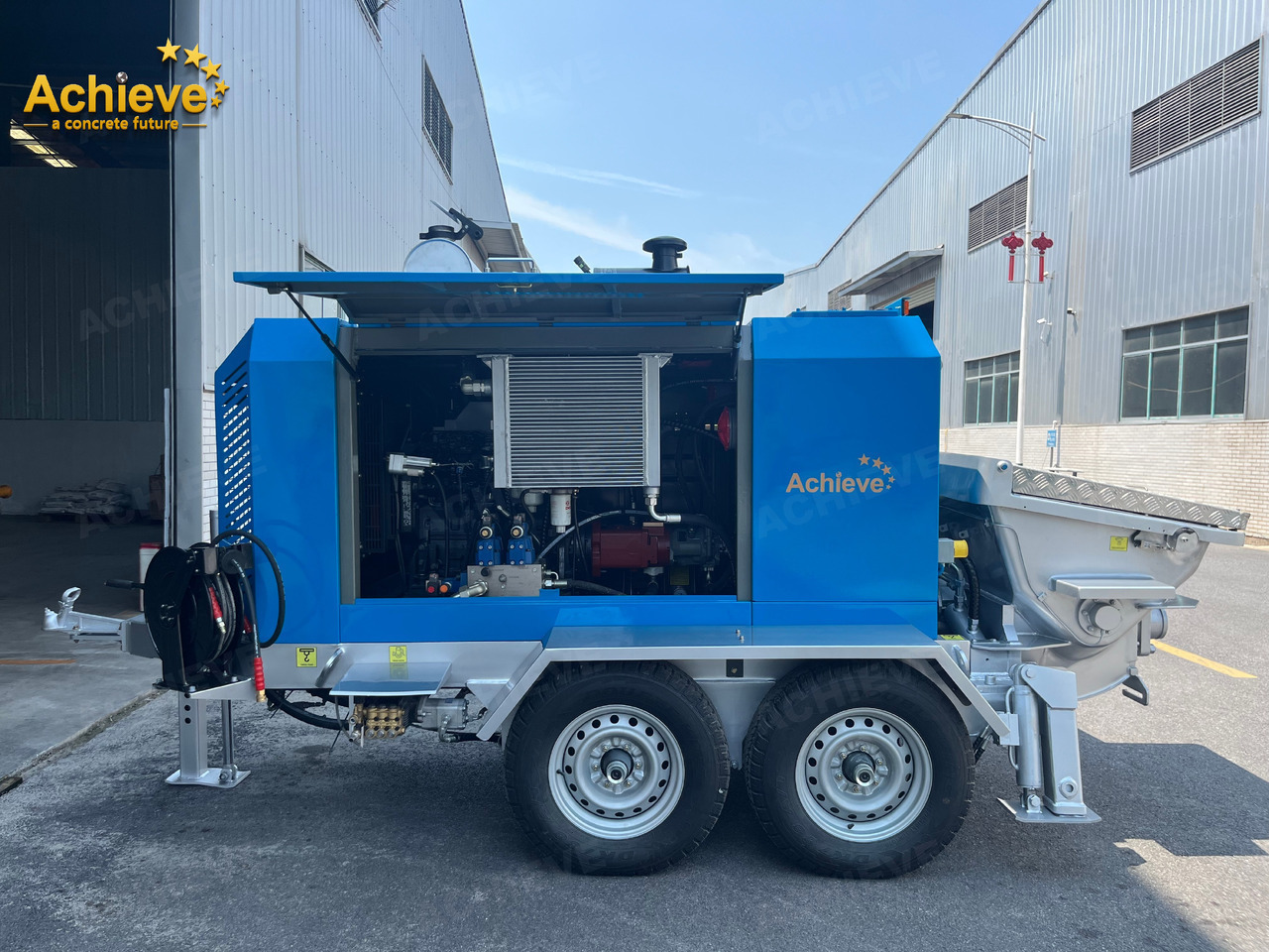 ACHIEVE ACHIEVE AP400 Concrete Trailer Pump For Australia/US EPA /CE Version 【ACHIEVE】100% BRAND NEW !!! - Kleine betonpomp: afbeelding 4 ACHIEVE ACHIEVE AP400 Concrete Trailer Pump For Australia/US EPA /CE Version 【ACHIEVE】100% BRAND NEW !!! - Kleine betonpomp: afbeelding 4
