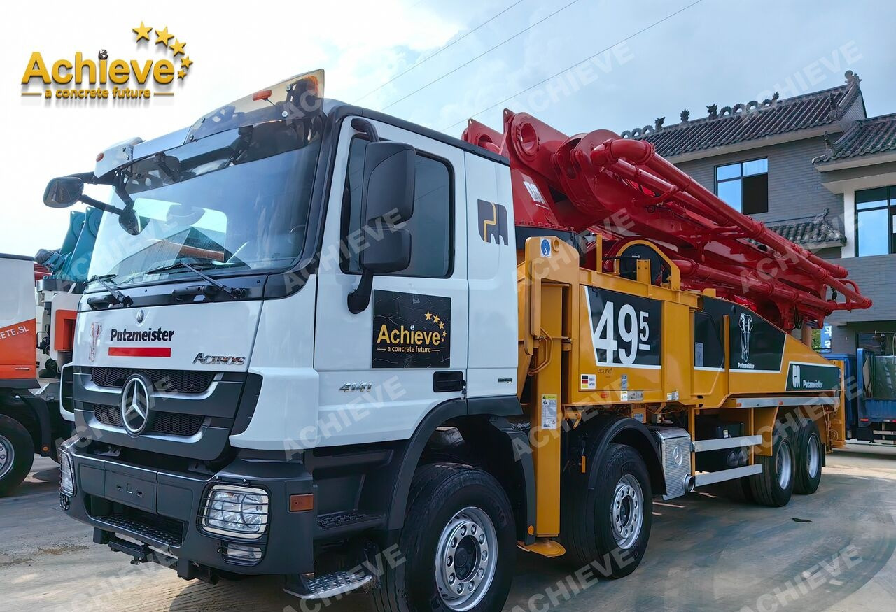 PUTZMEISTER Mercedes-Benz 4141 Putzmeister 49.5M 【ACHIEVE】TOP CONDITION!!! - Betonpomp: afbeelding 2 PUTZMEISTER Mercedes-Benz 4141 Putzmeister 49.5M 【ACHIEVE】TOP CONDITION!!! - Betonpomp: afbeelding 2