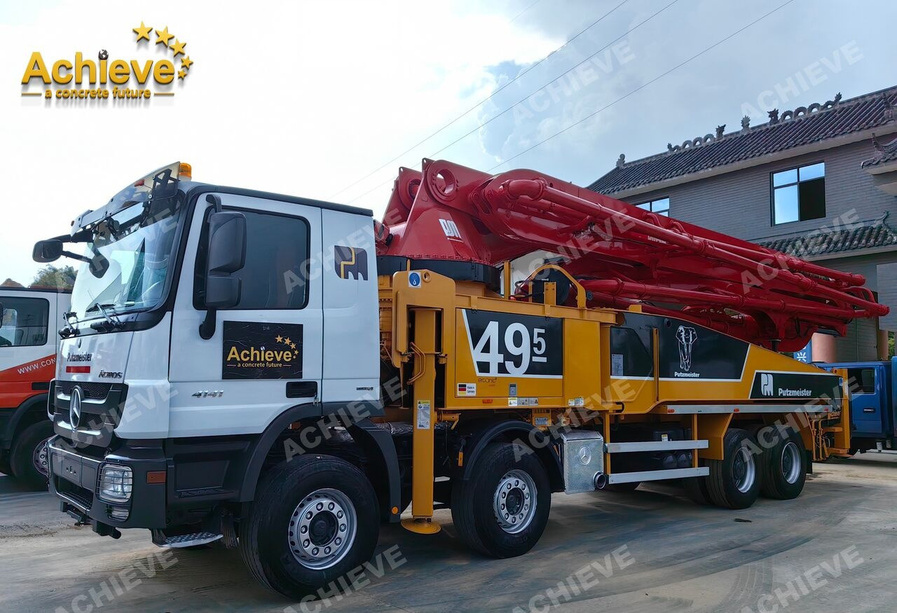 PUTZMEISTER Mercedes-Benz 4141 Putzmeister 49.5M 【ACHIEVE】TOP CONDITION!!! - Betonpomp: afbeelding 4 PUTZMEISTER Mercedes-Benz 4141 Putzmeister 49.5M 【ACHIEVE】TOP CONDITION!!! - Betonpomp: afbeelding 4