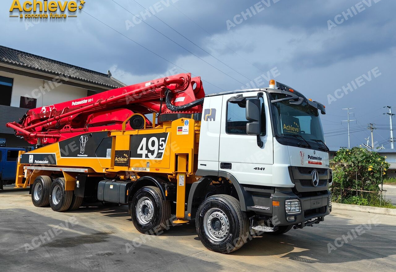 PUTZMEISTER Mercedes-Benz 4141 Putzmeister 49.5M 【ACHIEVE】TOP CONDITION!!! - Betonpomp: afbeelding 1 PUTZMEISTER Mercedes-Benz 4141 Putzmeister 49.5M 【ACHIEVE】TOP CONDITION!!! - Betonpomp: afbeelding 1