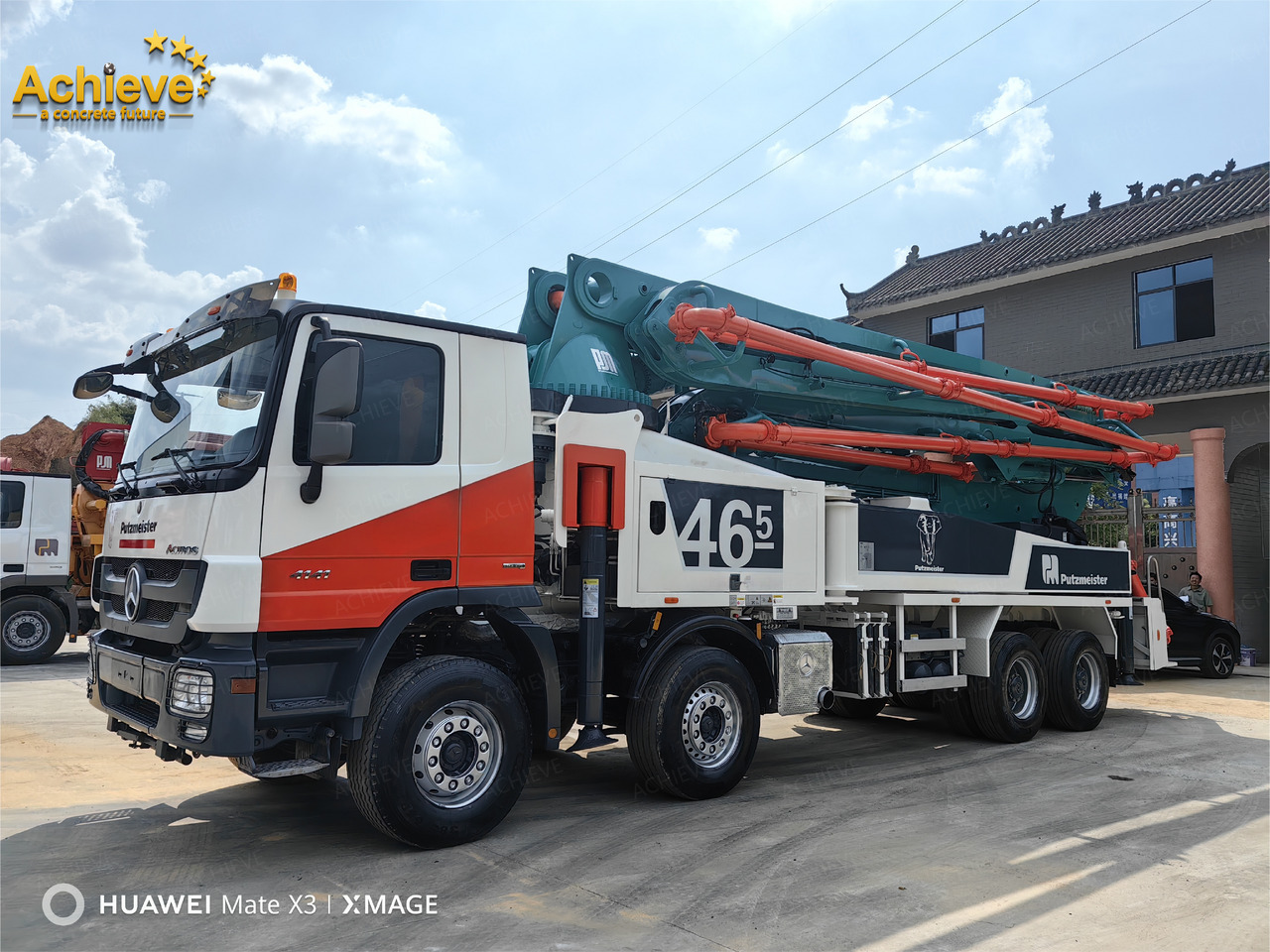 Putzmeister Compact Truck-Mounted Concrete Pump M46-5 【ACHIEVE】TOP CONDITION!!! - Betonpomp: afbeelding 2 Putzmeister Compact Truck-Mounted Concrete Pump M46-5 【ACHIEVE】TOP CONDITION!!! - Betonpomp: afbeelding 2