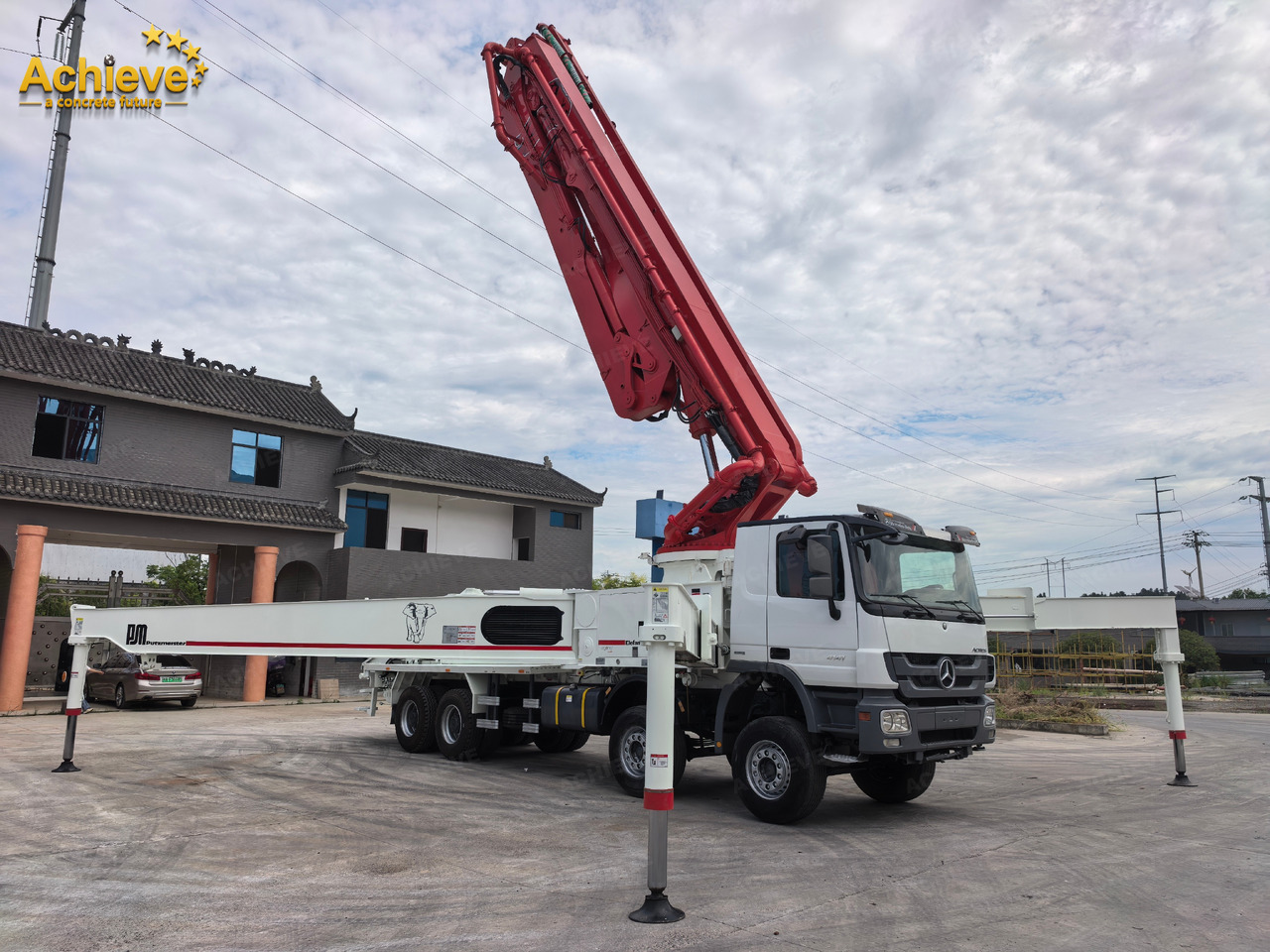 Putzmeister Putzmeister M56-4RZ Actros 4141Mercedes-Benz Concrete pump truck 【ACHIEVE】TOP CONDITION!!! - Betonpomp: afbeelding 1 Putzmeister Putzmeister M56-4RZ Actros 4141Mercedes-Benz Concrete pump truck 【ACHIEVE】TOP CONDITION!!! - Betonpomp: afbeelding 1