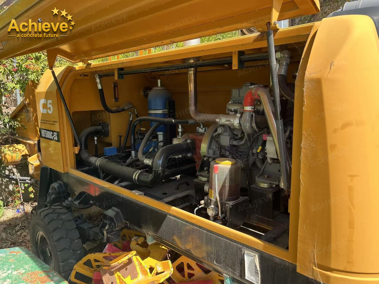 SANY SANY 【ACHIEVE】TOP CONDITION!!! demo new low hours Sany Concrete Trailer Pump 2017 HBT5008C-5S - Kleine betonpomp: afbeelding 4 SANY SANY 【ACHIEVE】TOP CONDITION!!! demo new low hours Sany Concrete Trailer Pump 2017 HBT5008C-5S - Kleine betonpomp: afbeelding 4