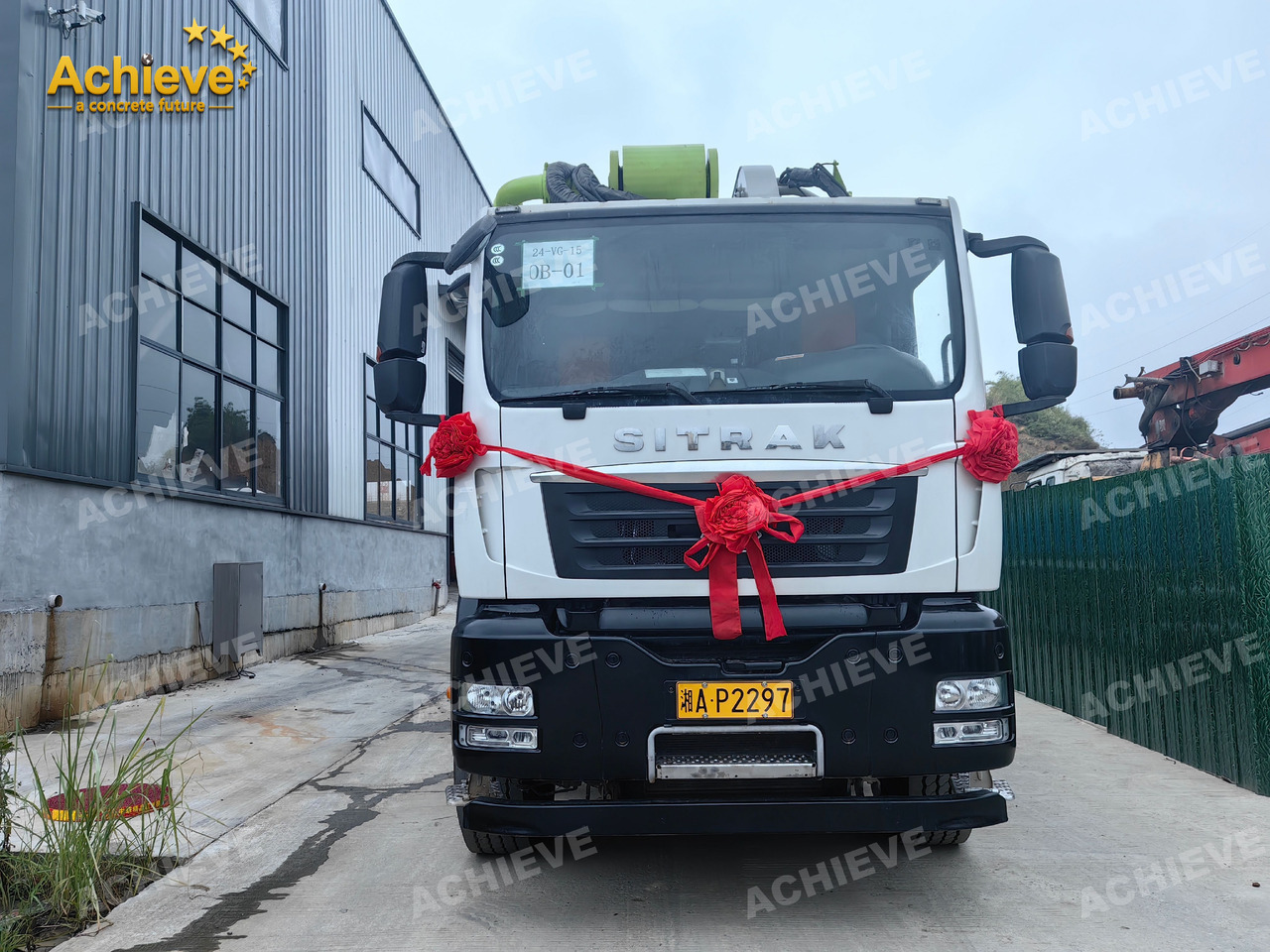 Zoomlion Zoomlion 70M 70X-6RZ Concrete pump truck ACTROS 4141 【ACHIEVE】TOP CONDITION!!! - Betonpomp: afbeelding 3 Zoomlion Zoomlion 70M 70X-6RZ Concrete pump truck ACTROS 4141 【ACHIEVE】TOP CONDITION!!! - Betonpomp: afbeelding 3