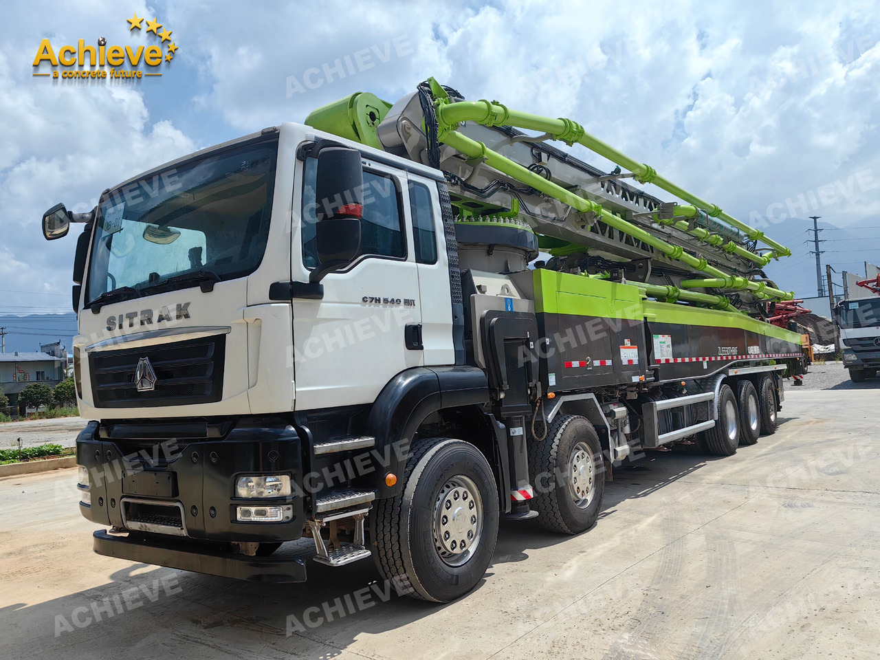 Zoomlion Zoomlion 70M 70X-6RZ Concrete pump truck ACTROS 4141 【ACHIEVE】TOP CONDITION!!! - Betonpomp: afbeelding 2 Zoomlion Zoomlion 70M 70X-6RZ Concrete pump truck ACTROS 4141 【ACHIEVE】TOP CONDITION!!! - Betonpomp: afbeelding 2