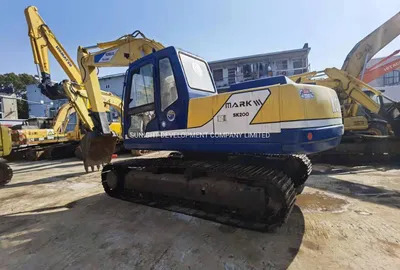 Japan Imported Kobelco Sk200-3 20t Cralwer Excavator Semi Automatic Kobelco Sk200 - Rupsgraafmachine: afbeelding 1 Japan Imported Kobelco Sk200-3 20t Cralwer Excavator Semi Automatic Kobelco Sk200 - Rupsgraafmachine: afbeelding 1