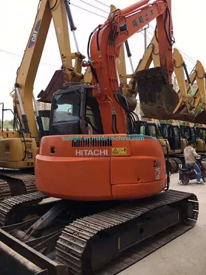 Used Japanese Small Hydraulic Excavator Hitachi Zx75us Mini Backhoe with Dozer for Sale - Rupsgraafmachine: afbeelding 1 Used Japanese Small Hydraulic Excavator Hitachi Zx75us Mini Backhoe with Dozer for Sale - Rupsgraafmachine: afbeelding 1