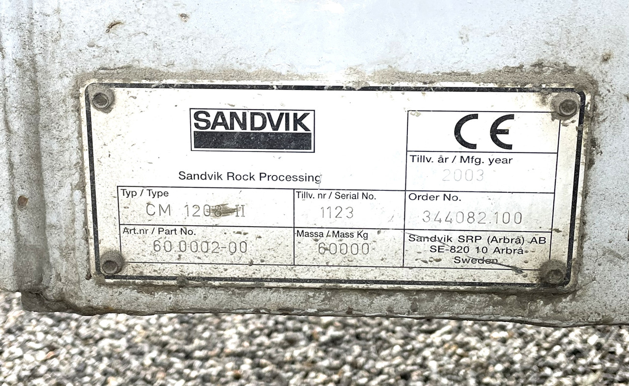 SANDVIK CM 1208 - Mobiele breker: afbeelding 3 SANDVIK CM 1208 - Mobiele breker: afbeelding 3