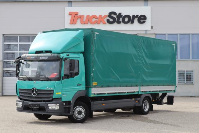 Mercedes-Benz Atego 1221 L - Schuifzeilen vrachtwagen: afbeelding 1 Mercedes-Benz Atego 1221 L - Schuifzeilen vrachtwagen: afbeelding 1