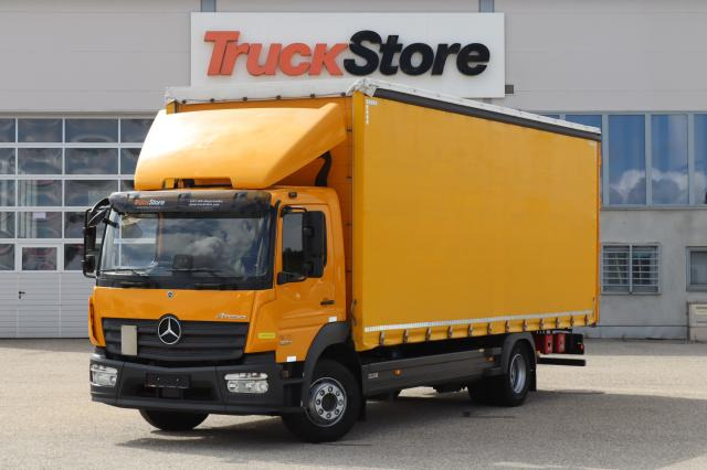 Mercedes-Benz Atego 1324 L - Schuifzeilen vrachtwagen: afbeelding 1 Mercedes-Benz Atego 1324 L - Schuifzeilen vrachtwagen: afbeelding 1